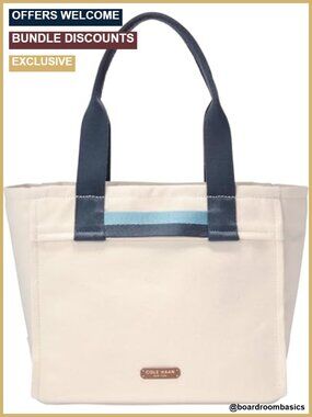 Canvas Tote Bag for Women with Laptop Compartment